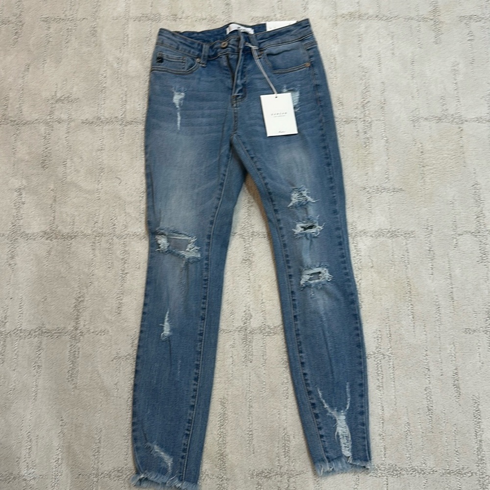 Kancan Jeans size 25 skinny ripped